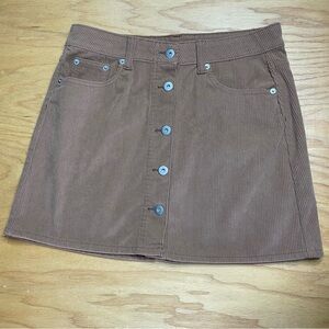 Juniors Corduroy Skirt size 7 No Boundaries